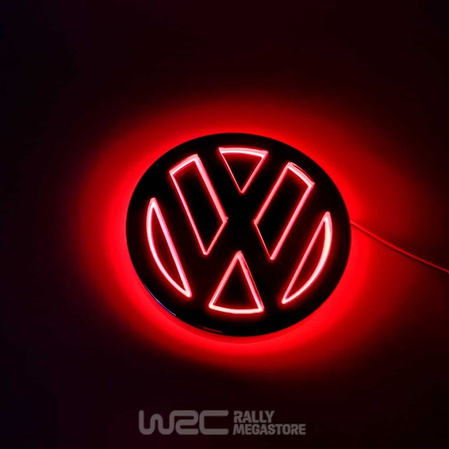 EMBLEME LOGO VW LED ROUGE POUR CALANDRE VOLKSWAGEN